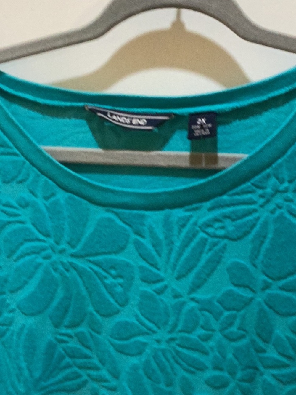 Lands End Stretchy Pullover Dress Or Swim Cover